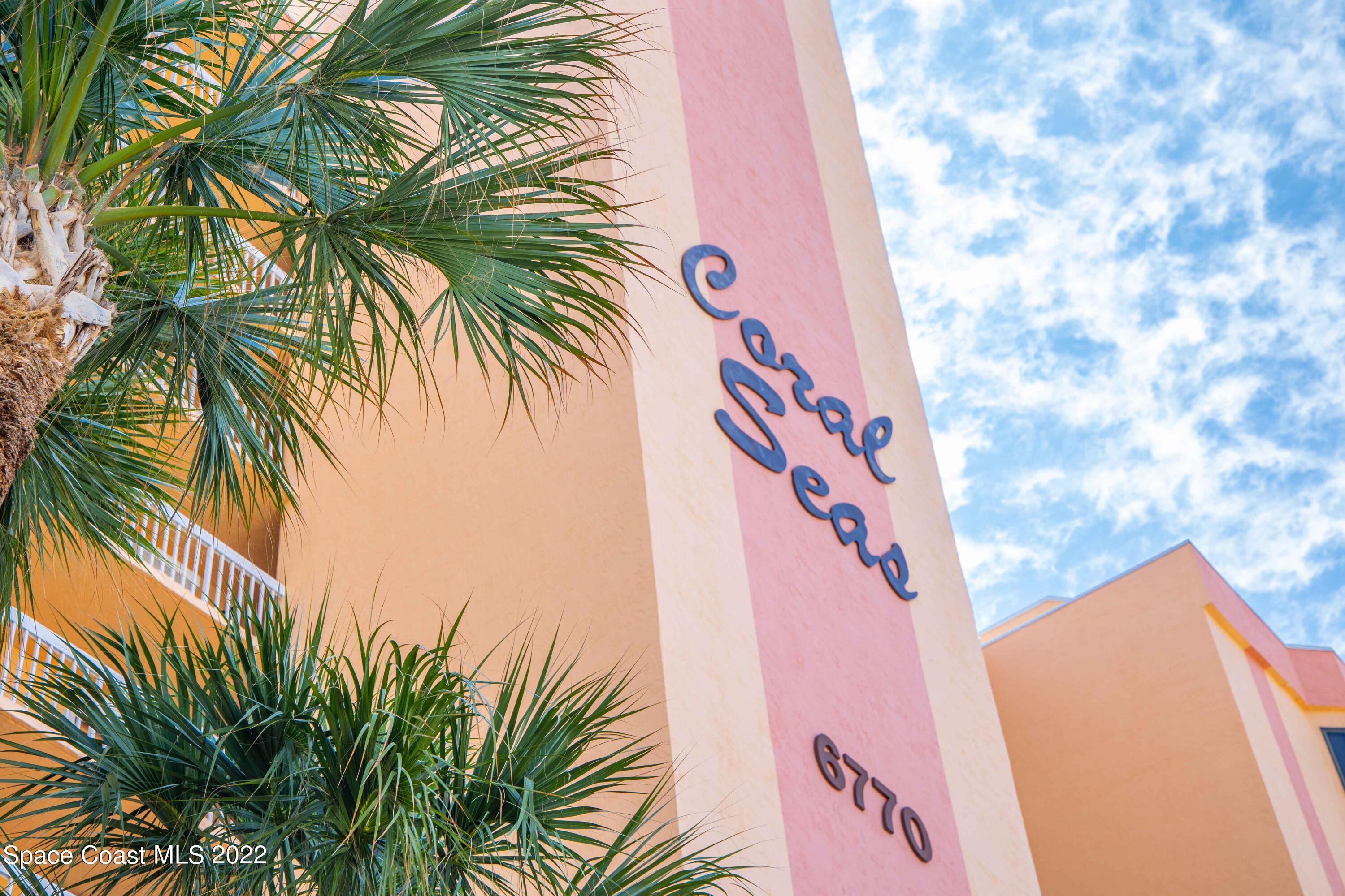 6770 Ridgewood Avenue, Unit 1001 Cocoa Beach, FL 32931 - Photo 46 of 57 CS Coral Seas & Landscape Front