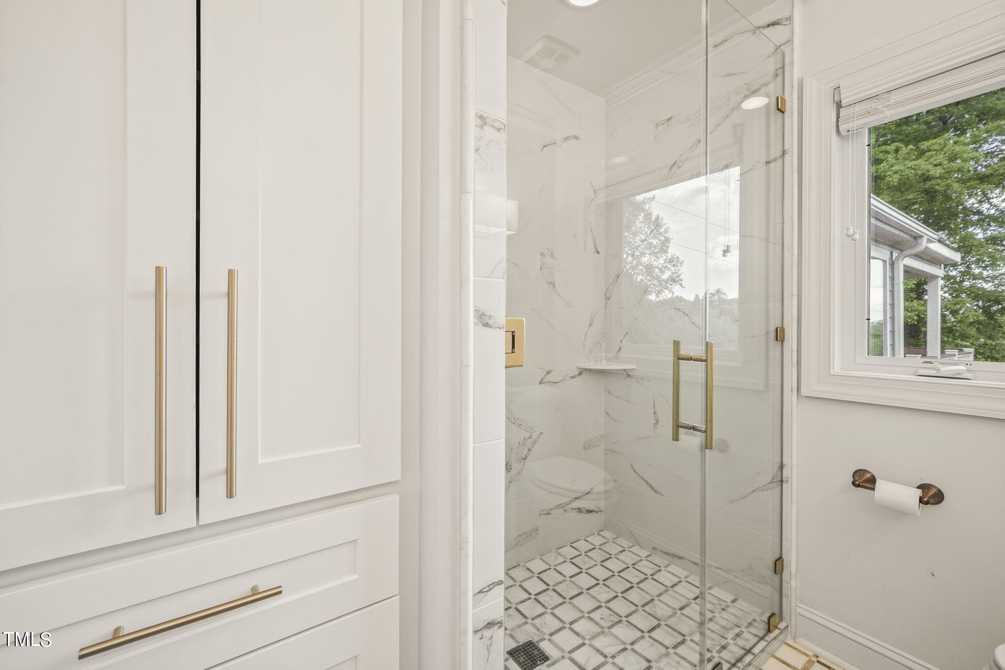 3100 Eton Road Raleigh, NC 27608 - Photo 19 of 45 a bathroom with a shower