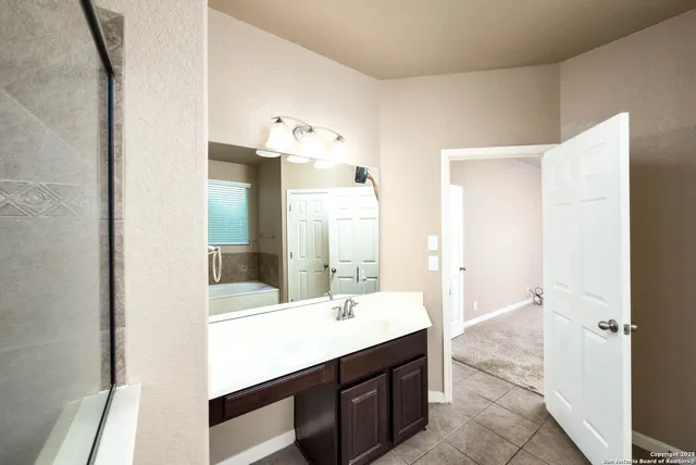 a bathroom with a sink