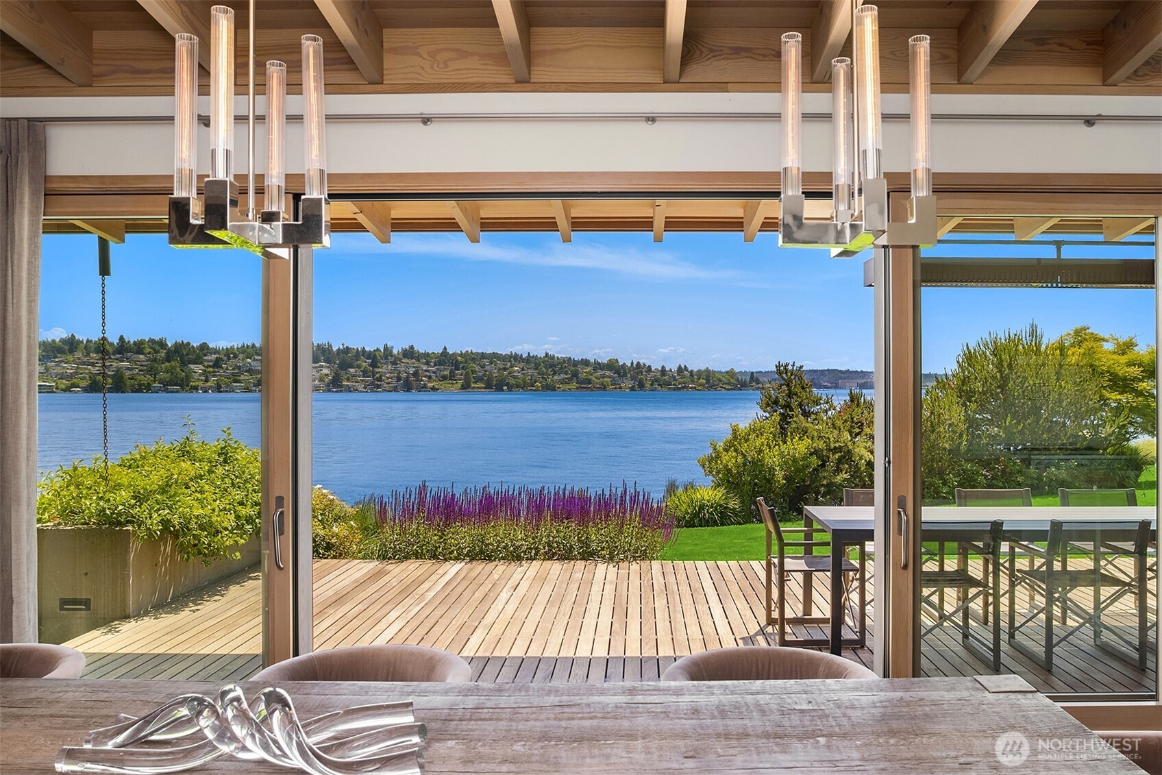 7964 East Mercer Way Mercer Island, WA 98040 - Photo 22 of 32 a view of a street with wooden stairs