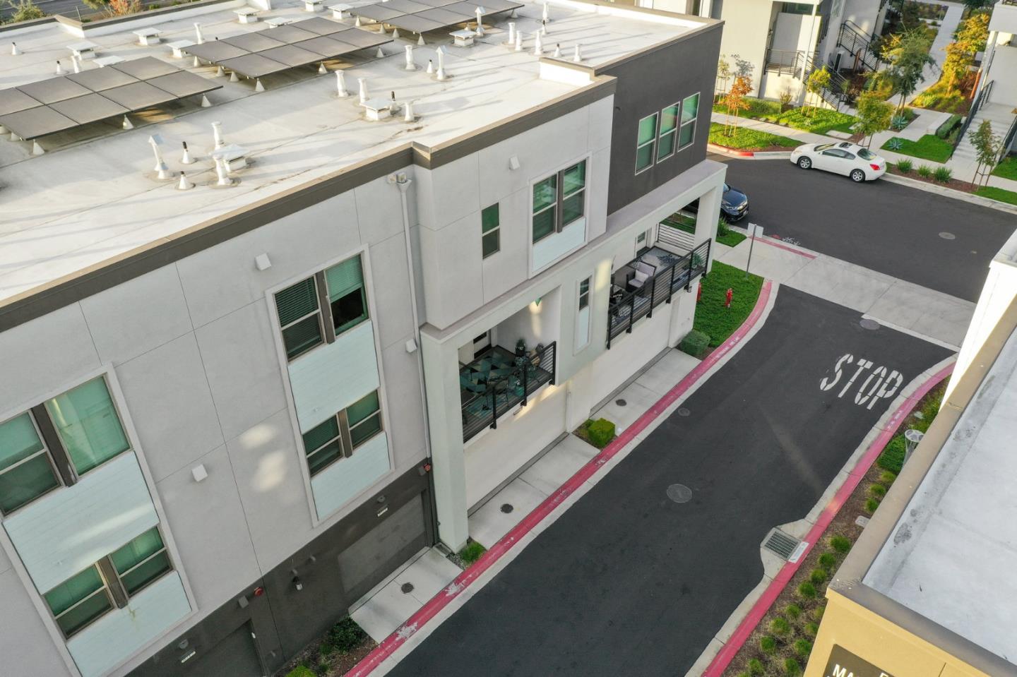 6725 Magnetic Loop San Jose, CA 95119 - Photo 59 of 68 an aerial view of a house with a swimming pool