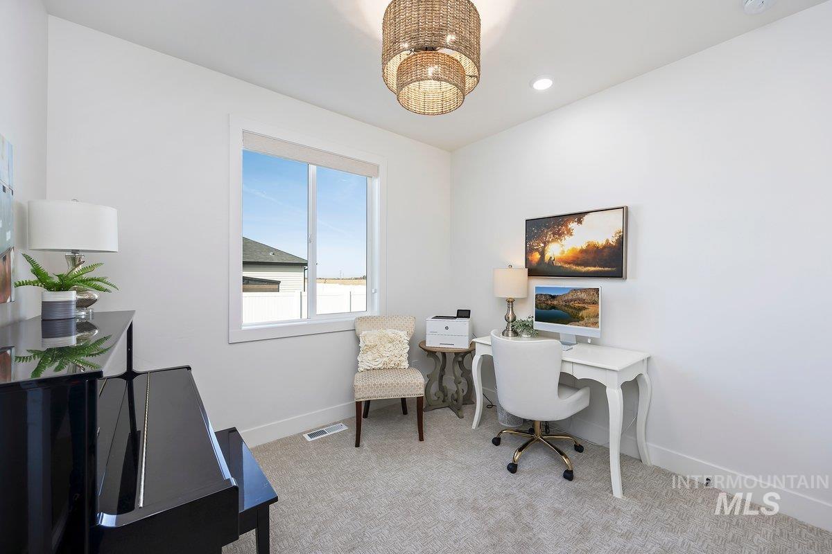 1046 Northridge Way Kimberly, ID 83341 - Photo 9 of 24 Office space featuring light colored carpet and recessed lighting