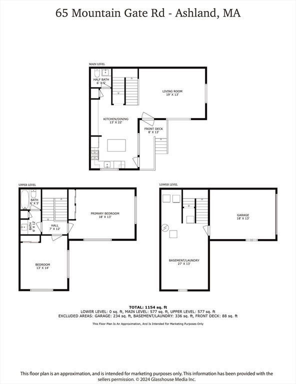 65 Mountain Gate Road, Unit 65 Ashland, MA 01721 - Photo 32 of 32 a picture of a black and white photo