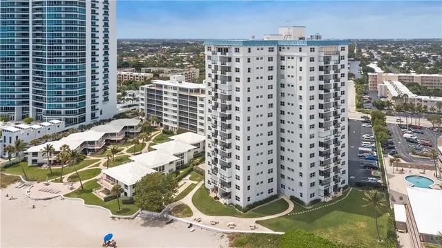 a view of a balcony with an outdoor space