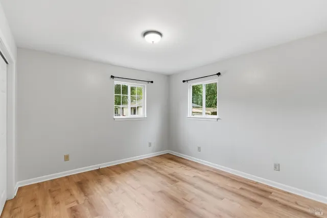 wooden floor in an empty room