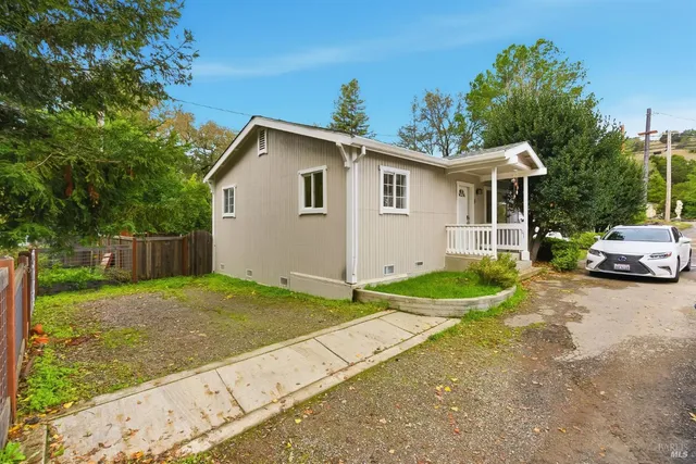a house with a yard and a outdoor space