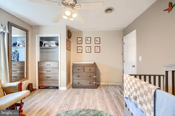 wooden floor and windows in a room