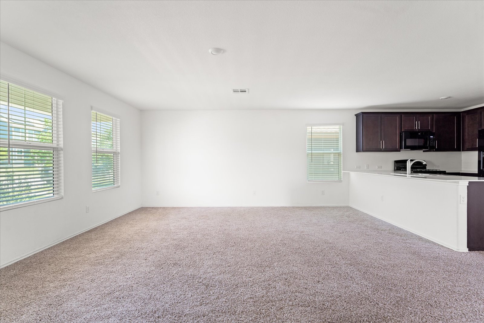 905 Powell Kyle, TX 78640 - Photo 6 of 37 a view of a kitchen with furniture and a window