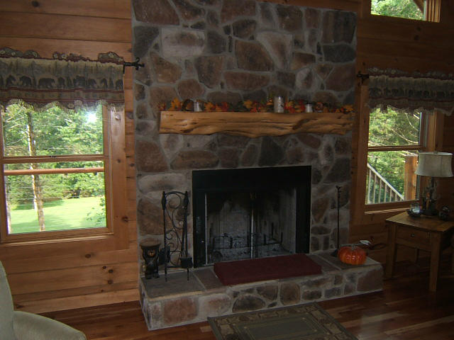 359 Kyles Mill Road Buchanan, VA 24066 - Photo 11 of 52 Stone Fireplace