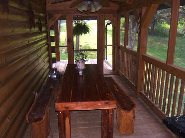 359 Kyles Mill Road Buchanan, VA 24066 - Photo 38 of 52 Screened in porch