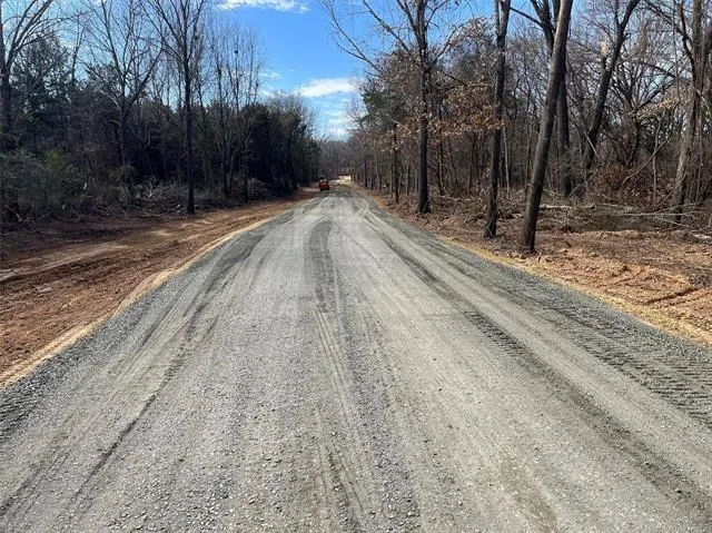 a view of a white building among the ocean