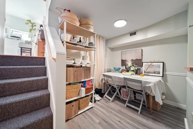 a view of kitchen and sink