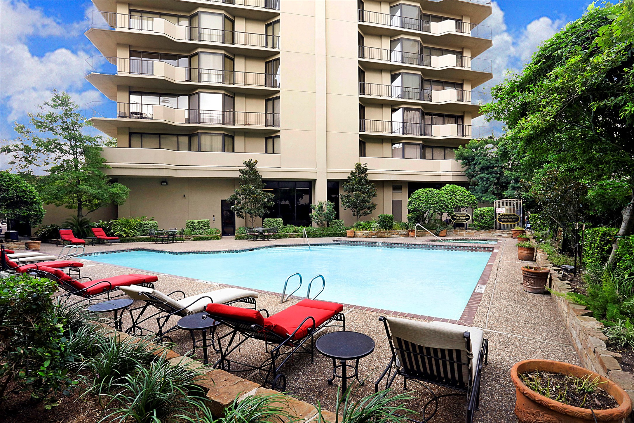 3350 McCue Road, Unit 1501 Houston, TX 77056 - Photo 23 of 38 a view of pool with outdoor seating