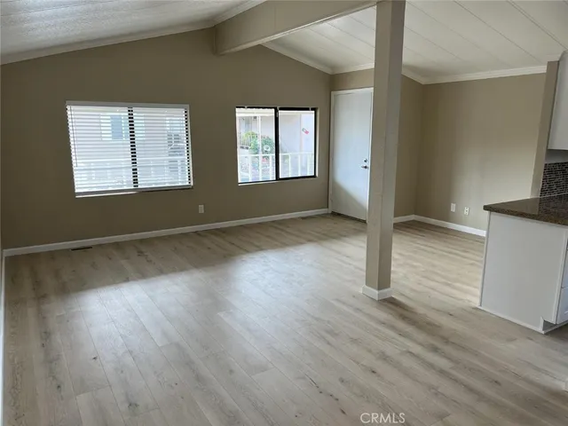 a view of kitchen and front door