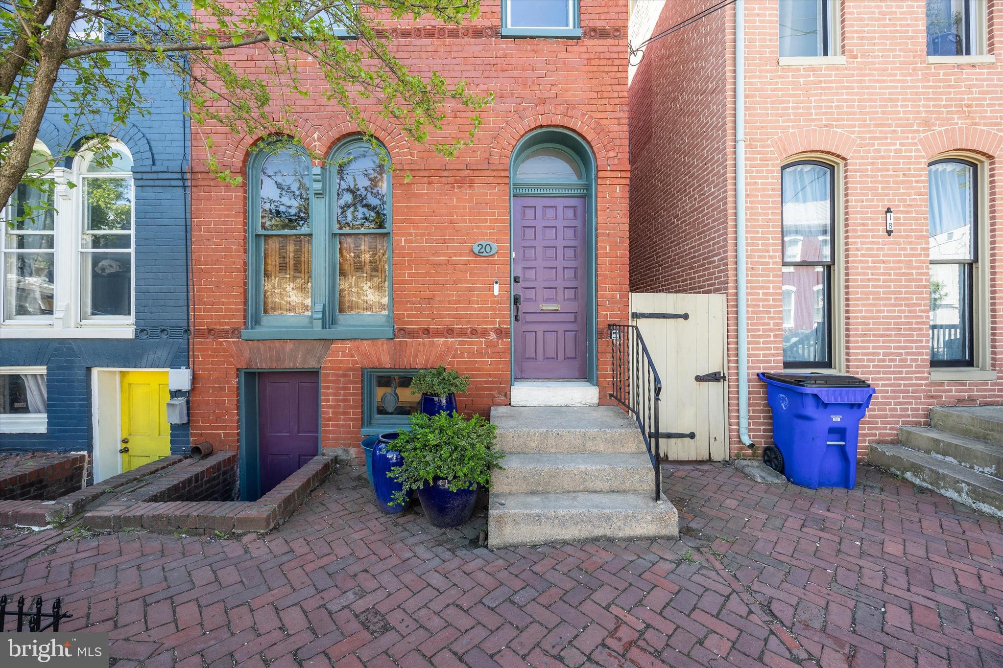 20 East 4th Street Frederick, MD 21701 - Photo 52 of 55 a front view of a house with outdoor seating