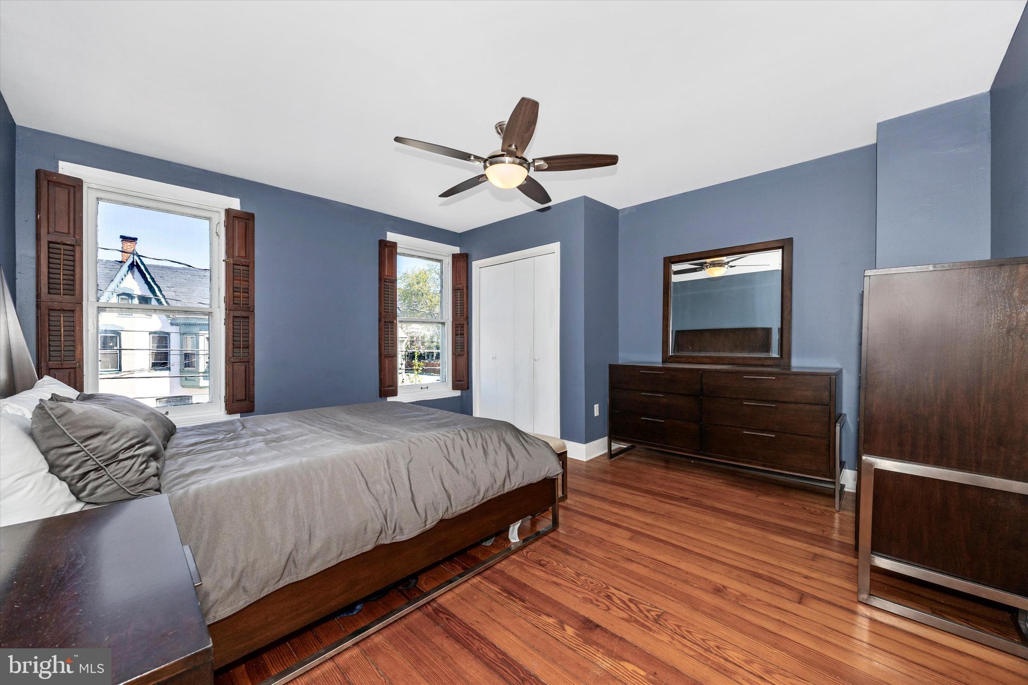 20 East 4th Street Frederick, MD 21701 - Photo 9 of 55 a bedroom with a bed and a television