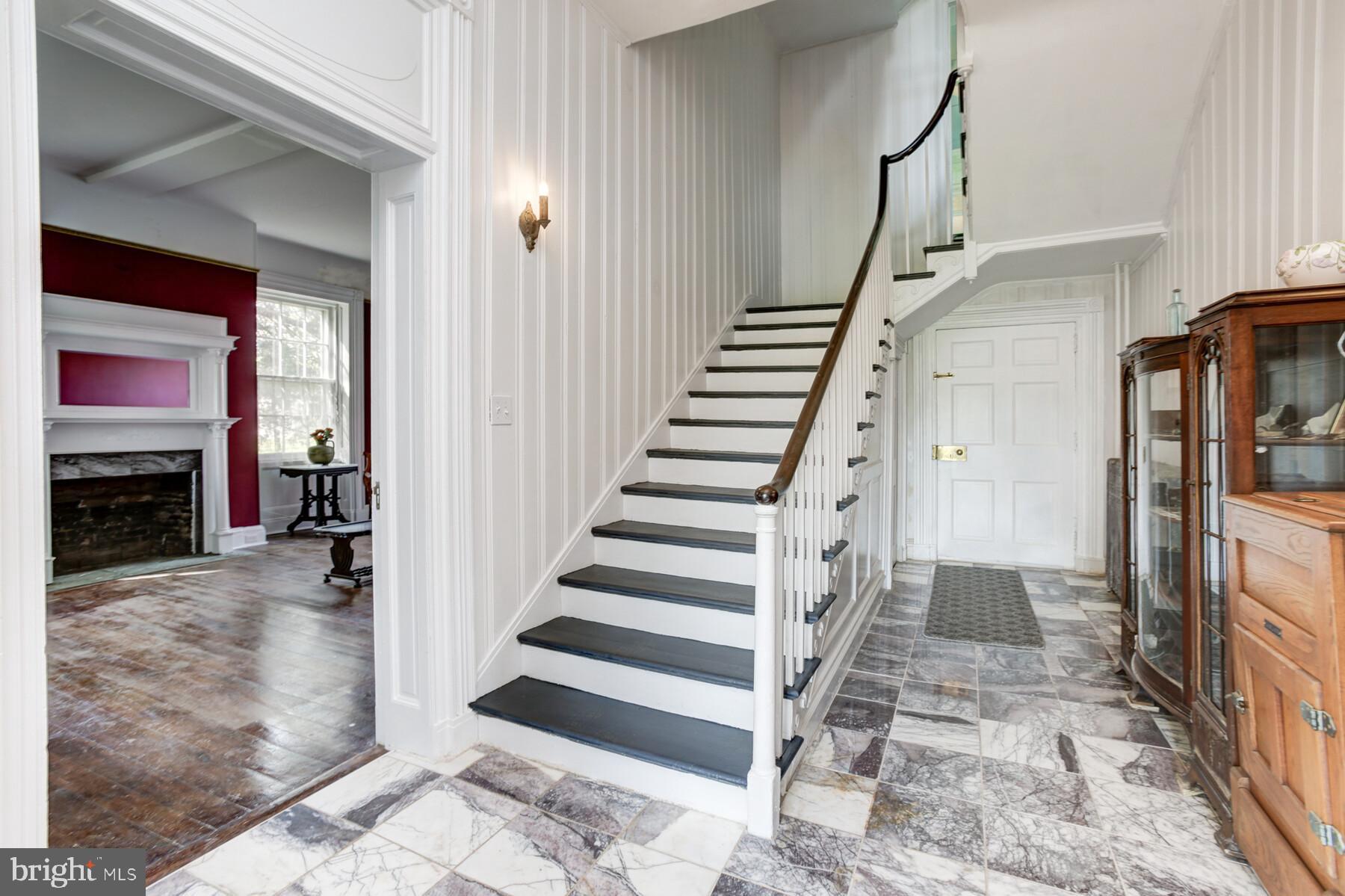 1800 Trevanion Road Taneytown, MD 21787 - Photo 6 of 36 Marble tile and decorative mosaic in foyer