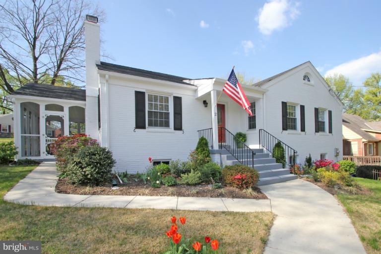 2 Lauer Terrace Silver Spring, MD 20901 - Photo 28 of 28 a front view of a house with a yard and potted plants
