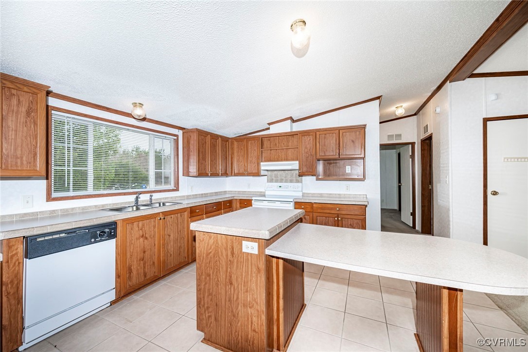 394 Tower Road Brodnax, VA 23920 - Photo 9 of 34 a kitchen with stainless steel appliances granite countertop a sink and counter space