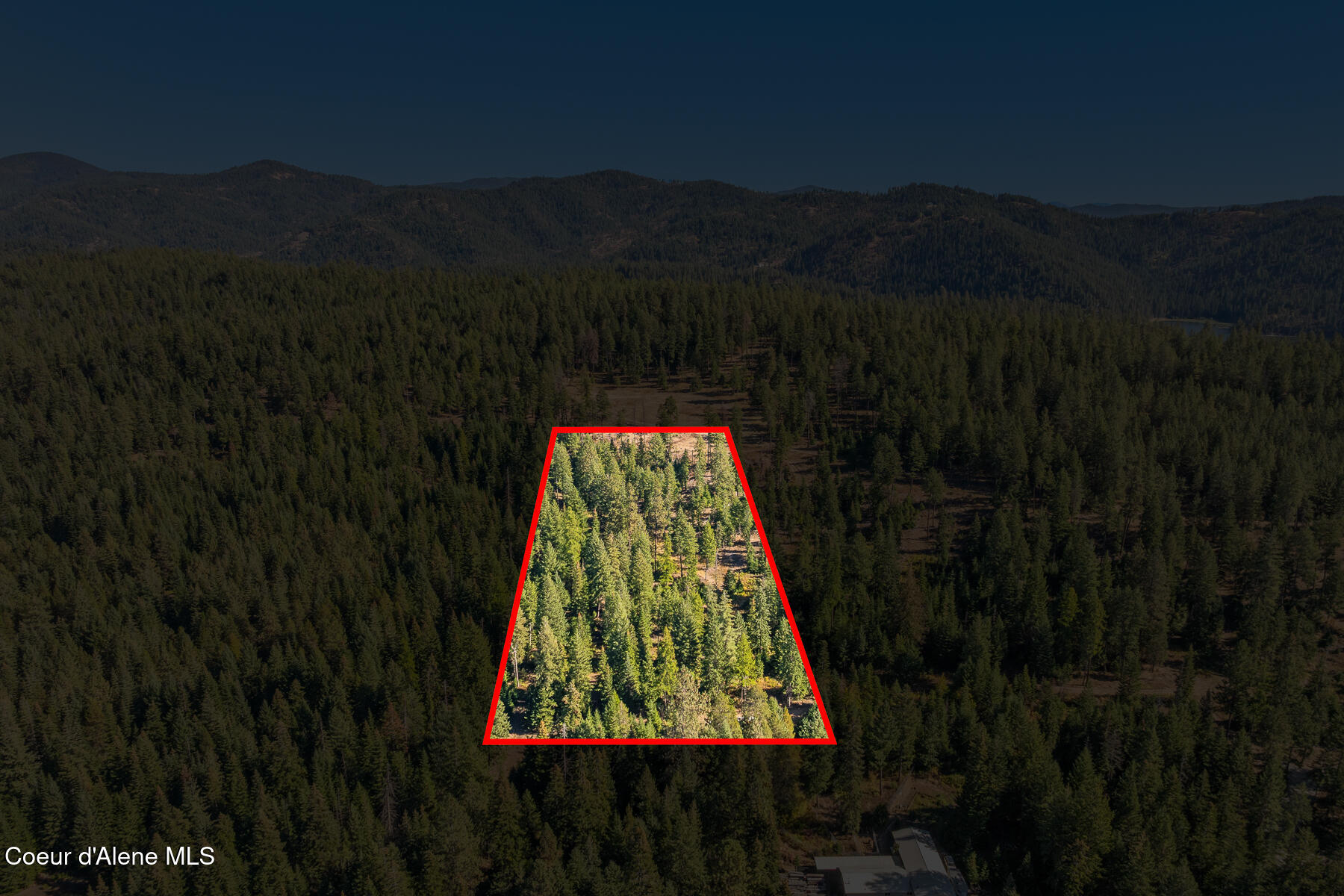 Nka East French Gulch Road Coeur D'Alene, ID 83814 - Photo 2 of 10 Aerial_Lot3-1_Outlined