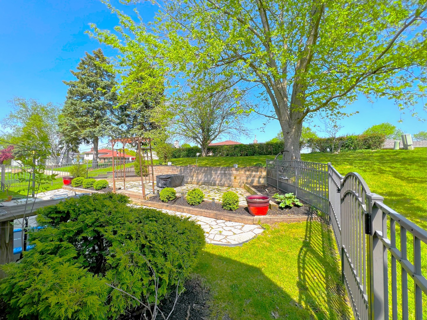 7125 Wirth Drive Darien, IL 60561 - Photo 37 of 38 a view of yard with swimming pool and green space