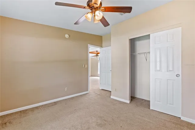 a view of a room with an empty space