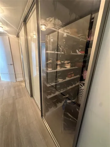 a close view of door