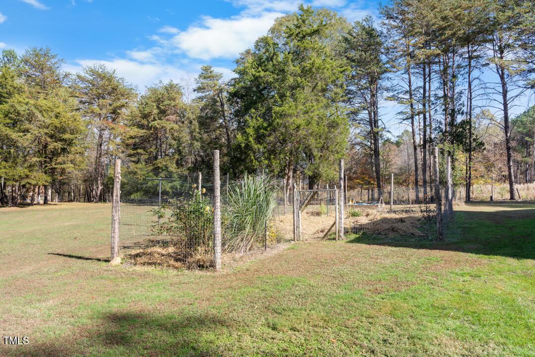 10714 Wilkins Road Rougemont, NC 27572 - Photo 30 of 40 a view of a yard with basketball court