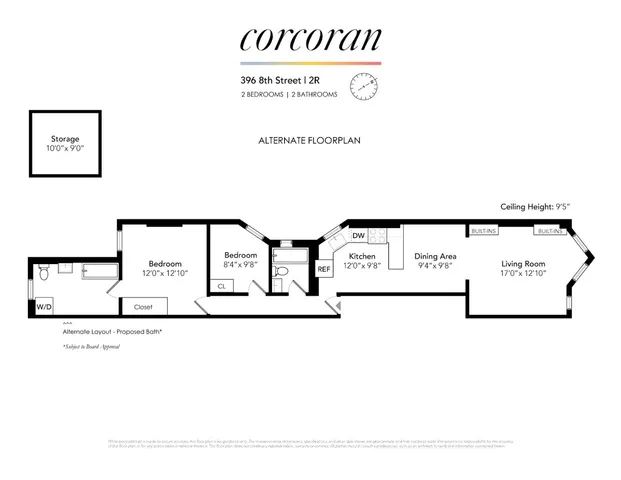 $1,050,000 | 396 8th Street, Unit 2R | Park Slope