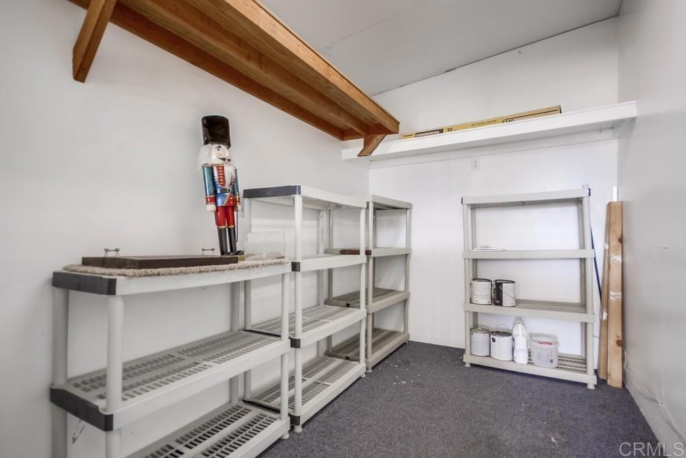 9500 Harritt Road, Unit 70 Lakeside, CA 92040 - Photo 16 of 21 a view of storage and utility room with racks on the wall