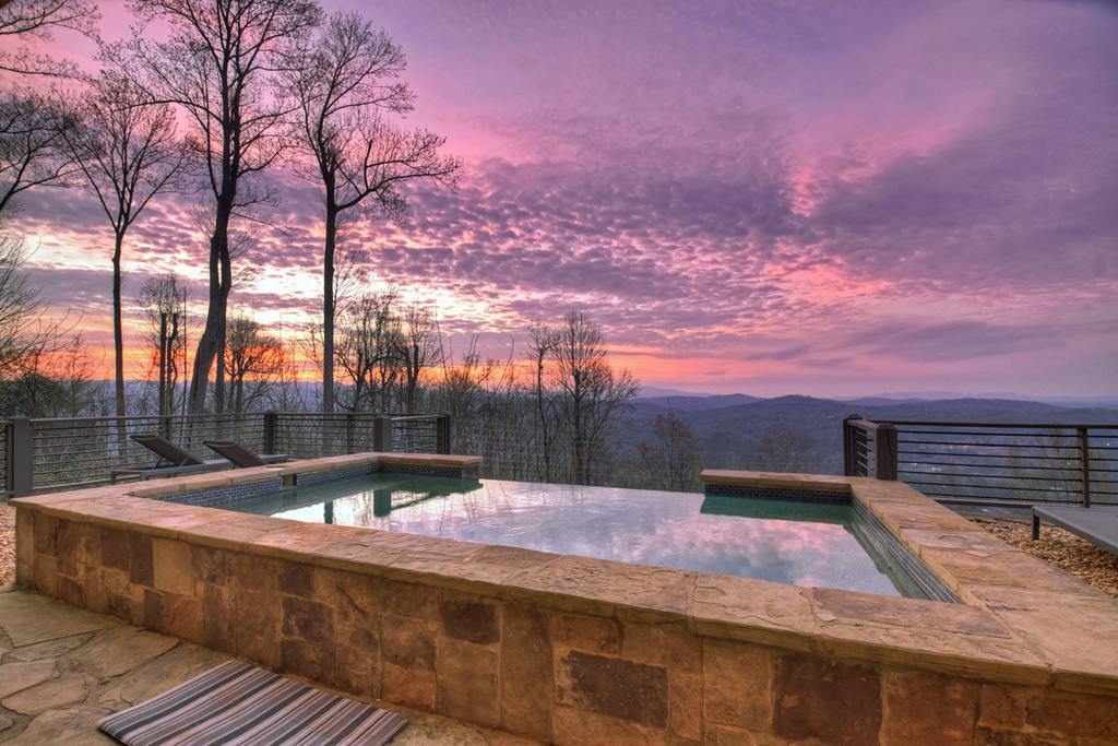 472 Overlook Drive Blue Ridge, GA 30513 - Photo 3 of 58 a view of swimming pool with a yard and a large tree