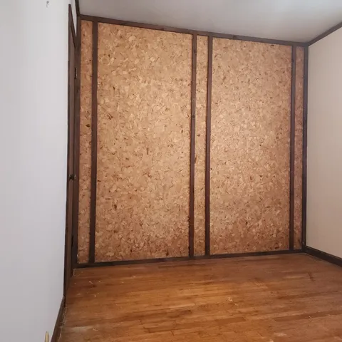 a close view of water heater room