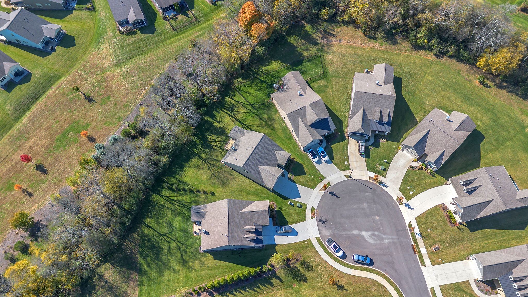 2061 Hardin Place Spring Hill, TN 37174 - Photo 65 of 65 an aerial view of a house with outdoor space and a lake view