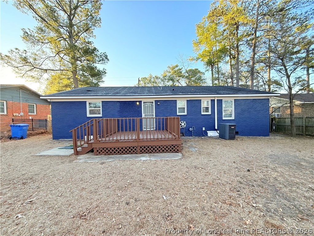 425 North Platte Road Fayetteville, NC 28303 - Photo 25 of 30 a view of a house with a yard and roof