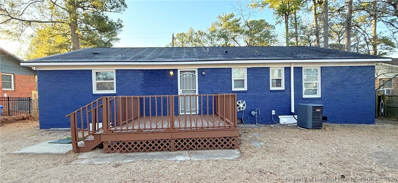 425 North Platte Road Fayetteville, NC 28303 - Photo 30 of 30 a view of a house with a wooden fence