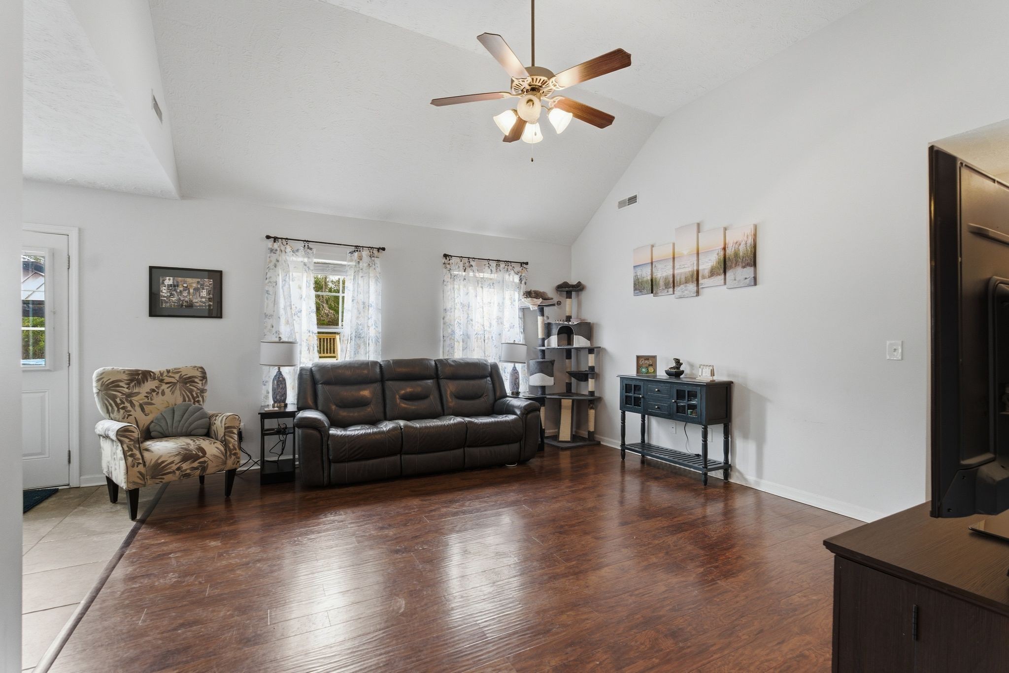 2045 Barretts Ridge Drive Murfreesboro, TN 37130 - Photo 4 of 33 a living room with furniture and a flat screen tv