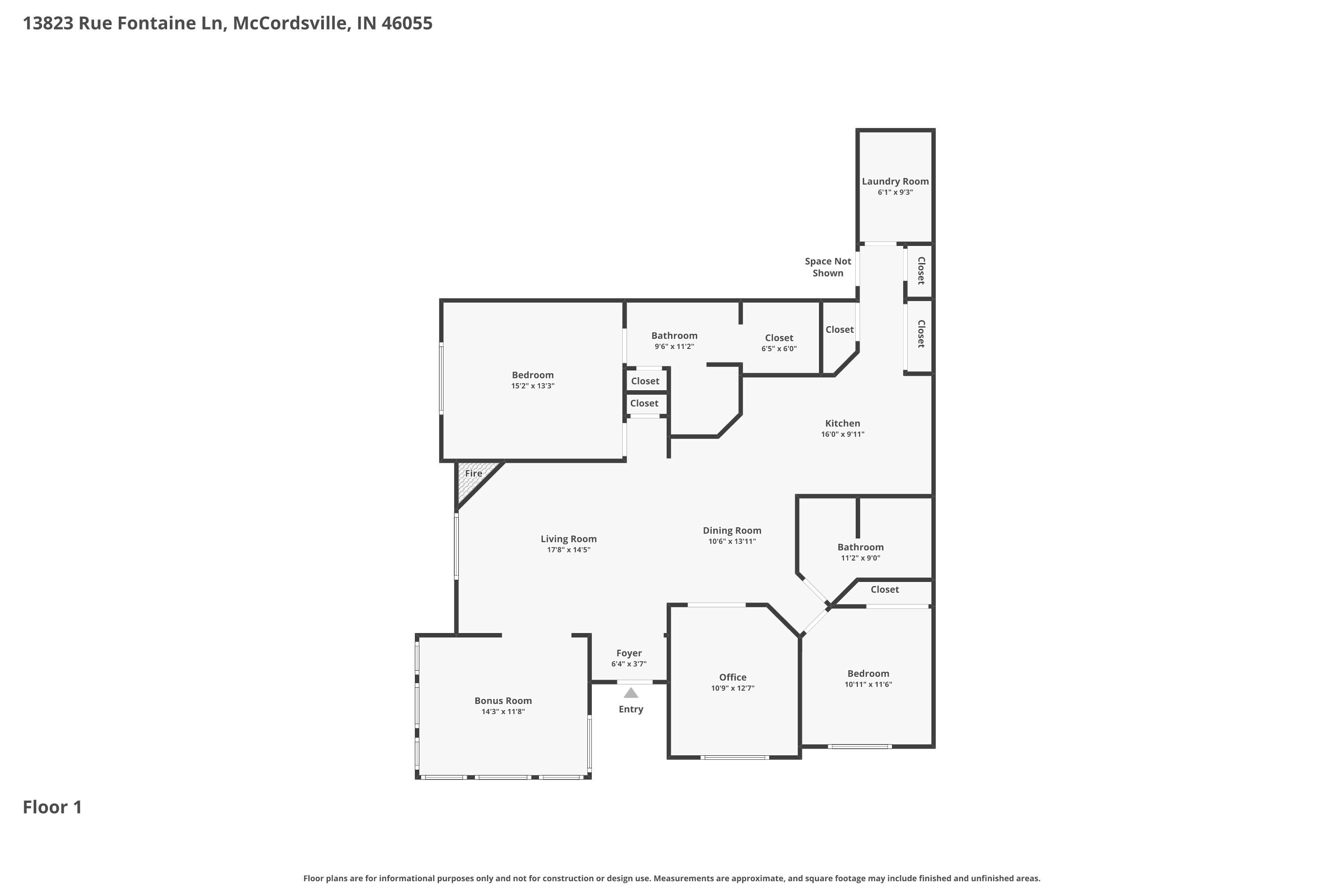 13823 Rue Fontaine Lane McCordsville, IN 46055 - Photo 3 of 34
