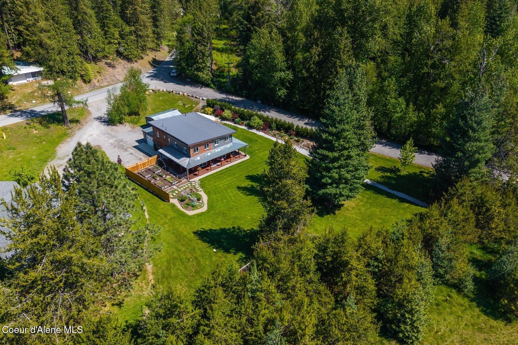 925 Lower Pack River Road Sandpoint, ID 83864 - Photo 5 of 48 Overhead view