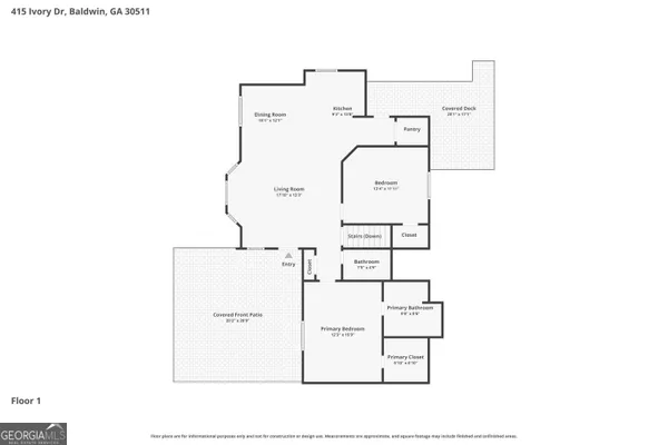 $330,000 | 415 Ivory Drive, Baldwin, GA 30511