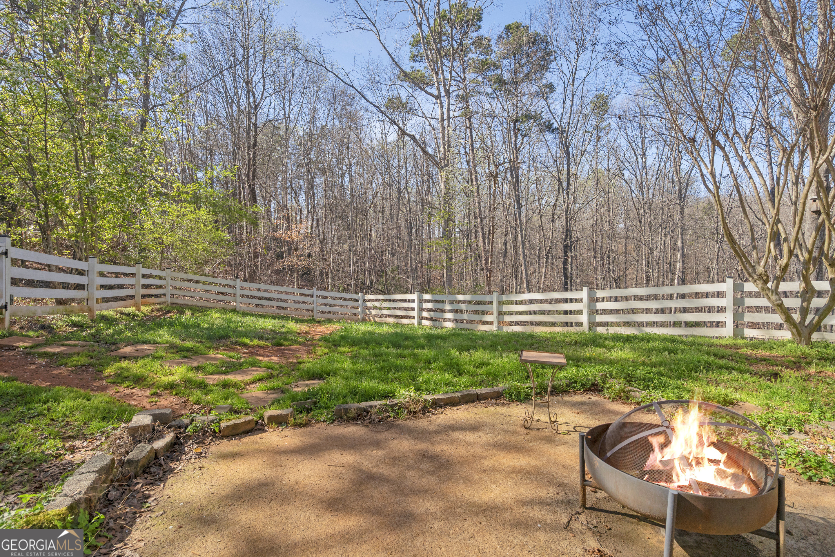 415 Ivory Drive Baldwin, GA 30511 - Photo 45 of 57 a view of backyard with outdoor seating and green space
