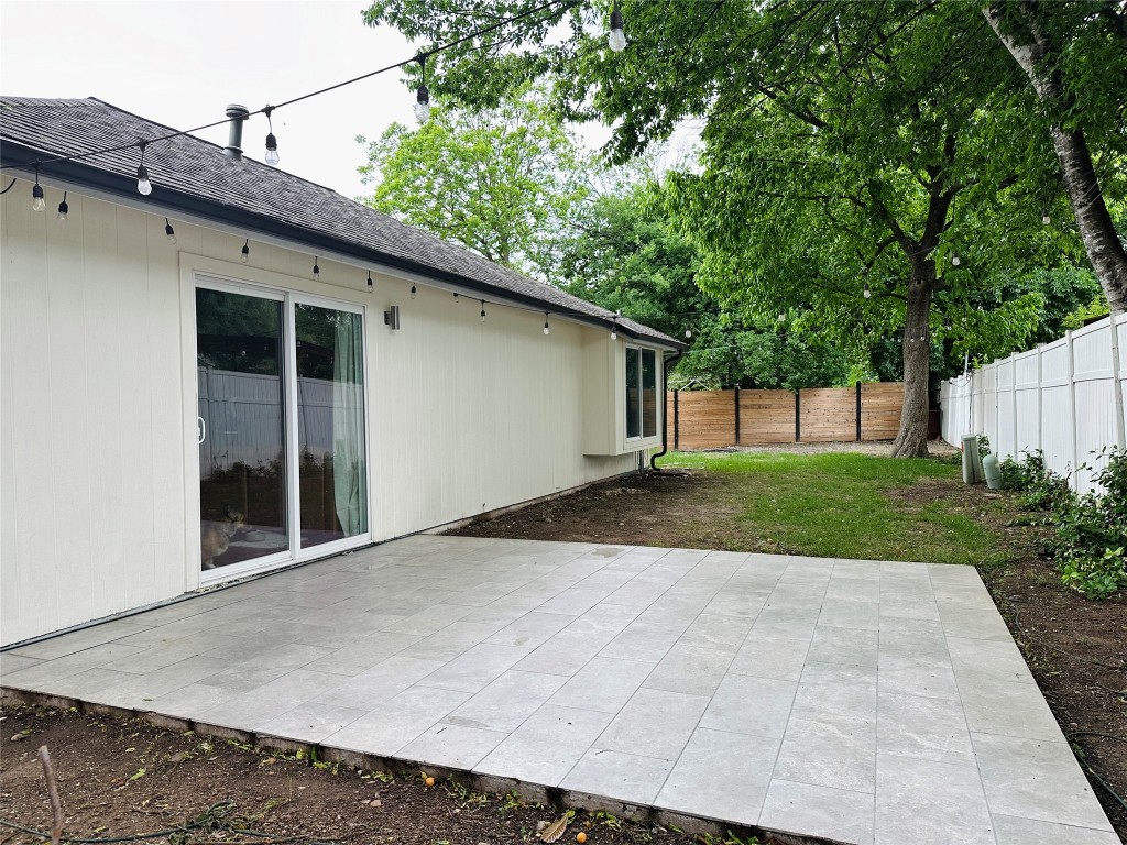 4504 West Village Court Austin, TX 78744 - Photo 14 of 18 a view of backyard of house