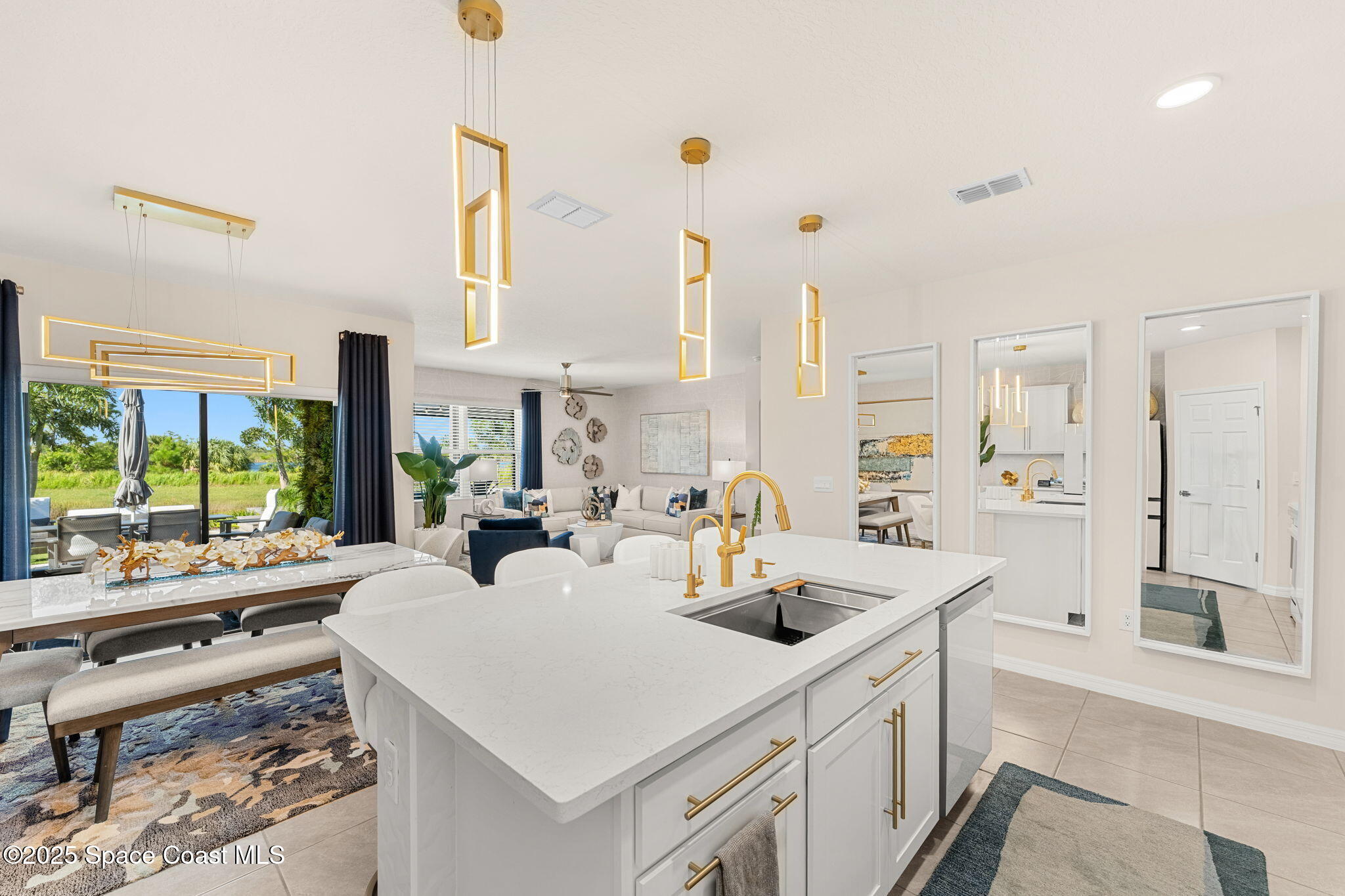 2013 Farmhouse Road Southeast Palm Bay, FL 32909 - Photo 9 of 37 a view of kitchen with breakfast area