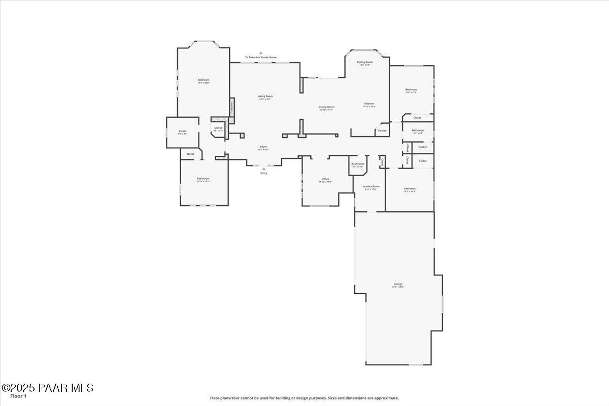 5110 Indian Camp Road Prescott, AZ 86305 - Photo 79 of 79 Main House Floor Plan