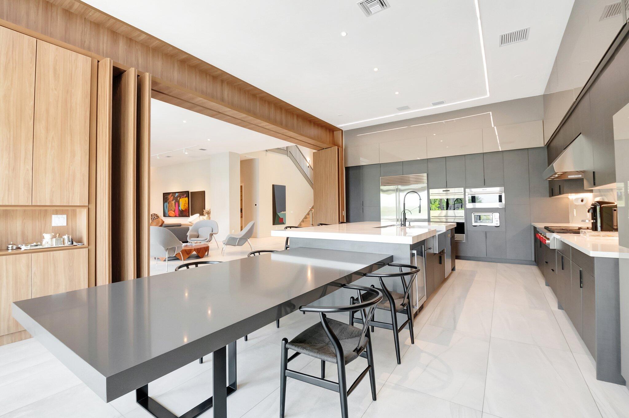 17353 Rosella Road Boca Raton, FL 33496 - Photo 19 of 103 a dining hall with stainless steel appliances furniture a large window and kitchen view