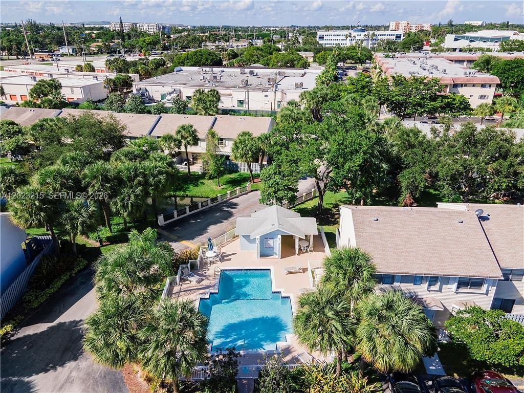 13 Southwest 3rd Street, Unit 13 Pompano Beach, FL 33060 - Photo 35 of 44 an aerial view of a house with a yard and lake view