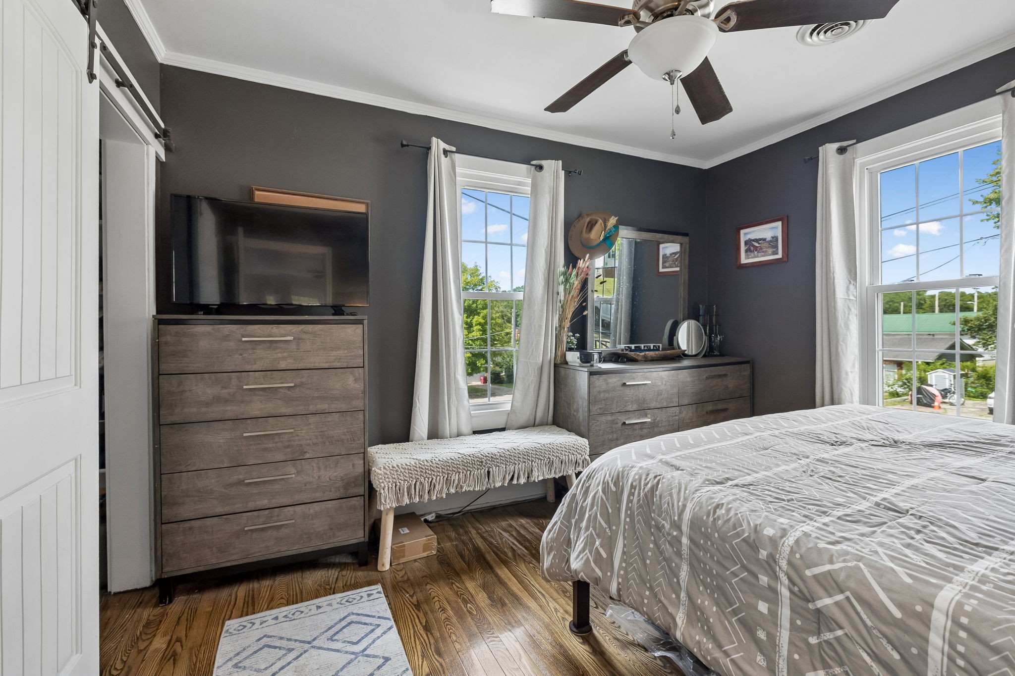 313 Cullum Street Carthage, TN 37030 - Photo 27 of 60 a bedroom with a bed and a television
