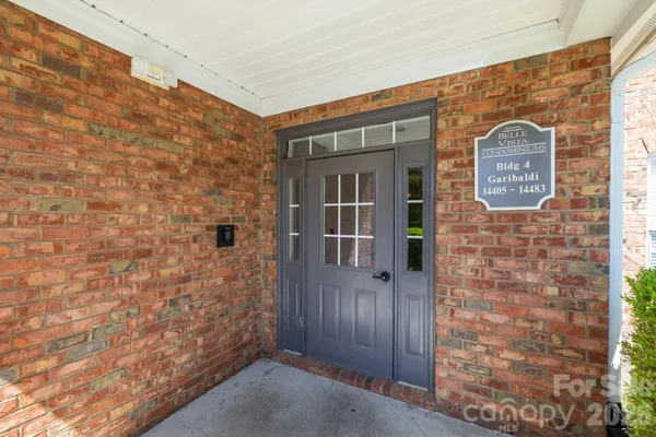 a view of a brick wall