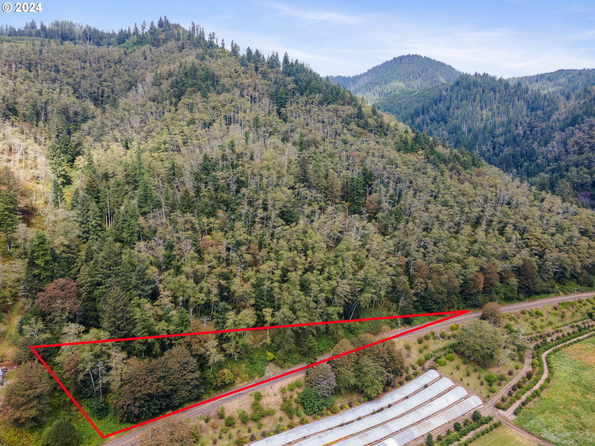500 Kilchis River Tillamook, OR 97141 - Photo 12 of 15 a view of a lush green hillside and a mountain
