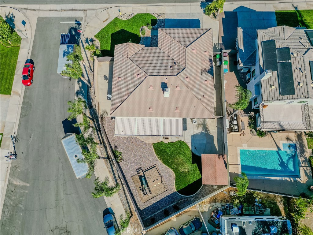 729 Windbound Avenue Beaumont, CA 92223 - Photo 70 of 73 an aerial view of a house with outdoor space