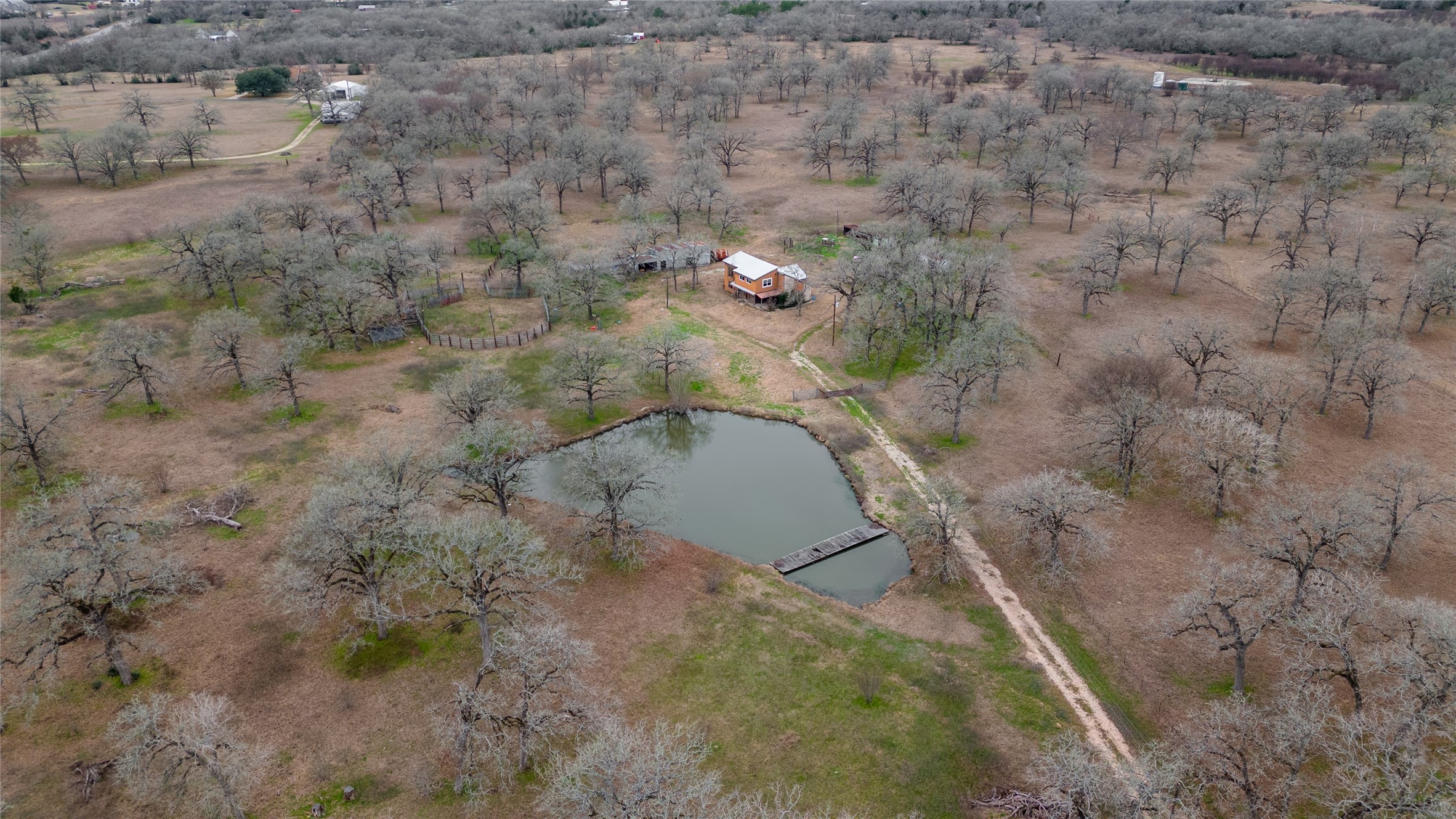 1761 Peach Creek Road College Station, TX 77845 - Photo 9 of 10 a view of a dry yard with a dry yard